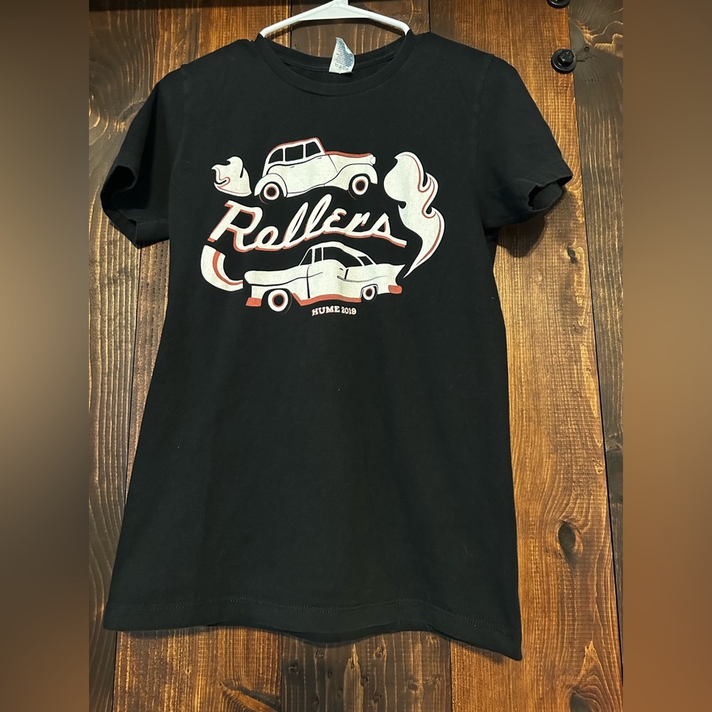 Unisex Black Graphic T-Shirt